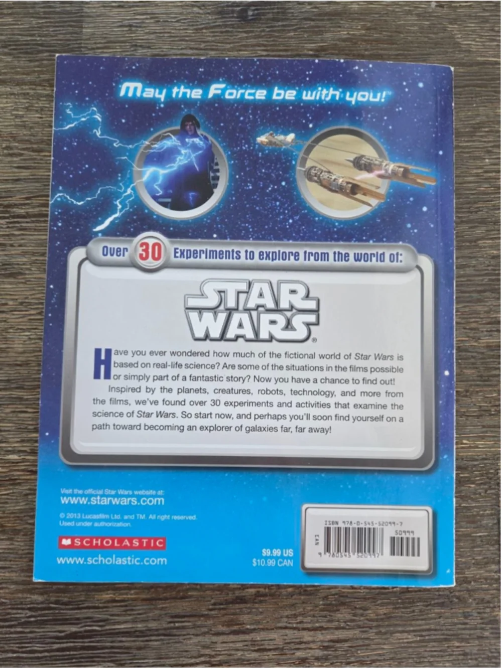 Star Wars Science Fair Book – Over 30 Experiments – Scholastic Kids STEM Activit